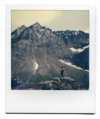 Store Venjetinden, Norway. Polaroid by Florent Dudognon