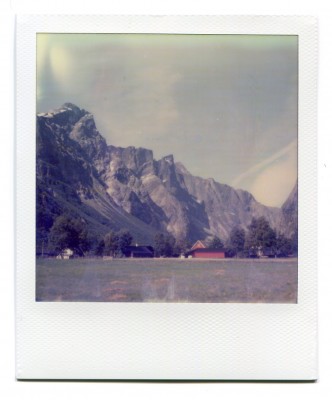 Trollveggen, Norway. Polaroid by Florent Dudognon