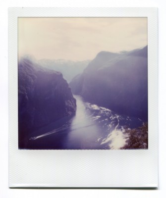 Geirangerfjord, Norway. Polaroid by Florent Dudognon