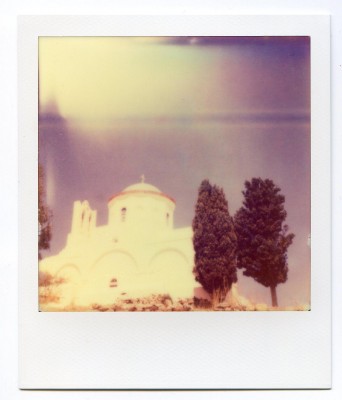 Agia Poulati, Sifnos, Greece. Polaroid of Florent Dudognon