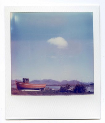 Alone. Ireland. Polaroid by Florent Dudognon