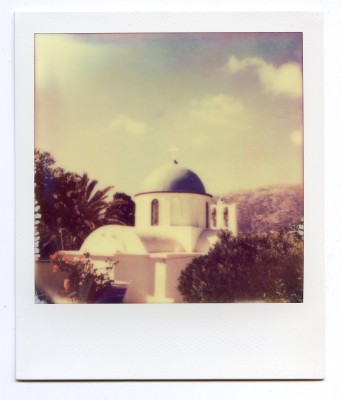 Artemonas, Sifnos, Greece. Polaroid of Florent Dudognon