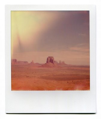 Artist Point, Monument Valley, USA. Polaroid by Florent Dudognon