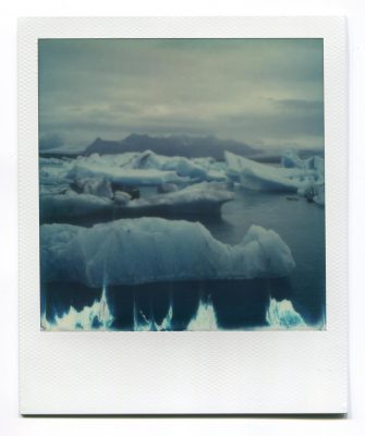 Jokulsarlon, Iceland. Polaroid by Florent Dudognon