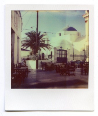 Chora, Serifos, Greece. Polaroid of Florent Dudognon