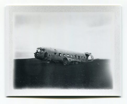 DC3 Plane Wreck, Iceland, Fujifilm Instant films by Florent Dudognon