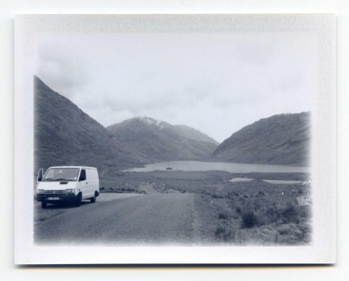 Doo Lough pass, Ireland. Fuji Instant film by Florent Dudognon