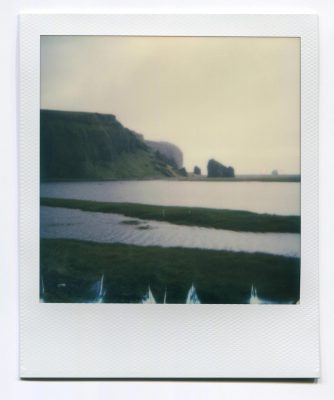 Dyrholaey, Iceland. Polaroid by Florent Dudognon