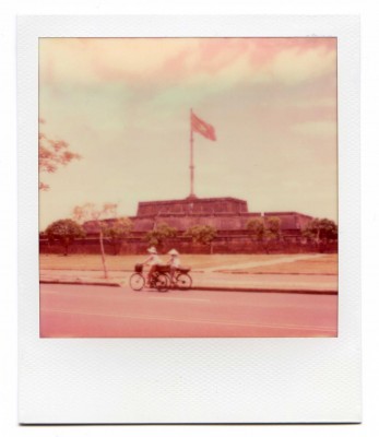 Flag Tower, Hué, Vietnam. Polaroid by Florent Dudognon