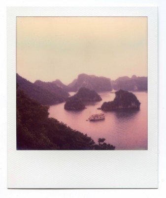 Halong bay, Vietnam. Polaroid by Florent Dudognon