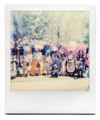 Black Masking Indians. Polaroid by Florent Dudognon