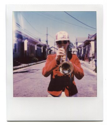 Marigny trumpet. Polaroid by Florent Dudognon