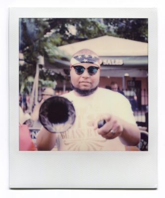 Alijah Jett The Musician. Polaroid by Florent Dudognon