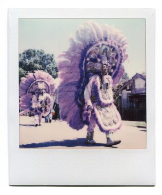 Black Masking Indian. Polaroid by Florent Dudognon