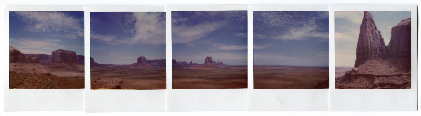 Monument Valley, USA. Polaroids by Florent Dudognon