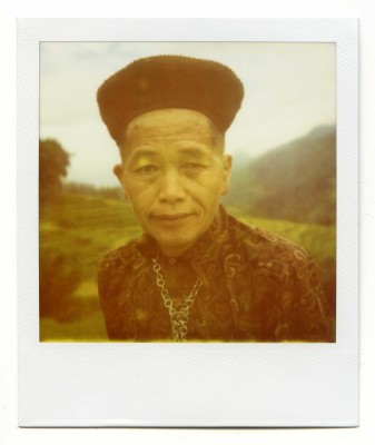 Polaroid portrait by Florent Dudognon