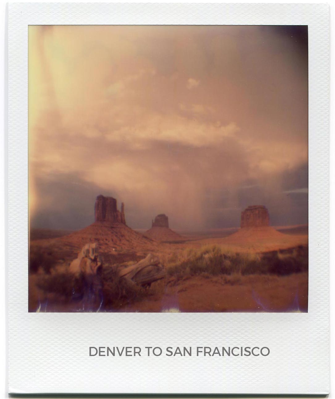 USA Denver to San Francisco Florent Dudognon Polaroid