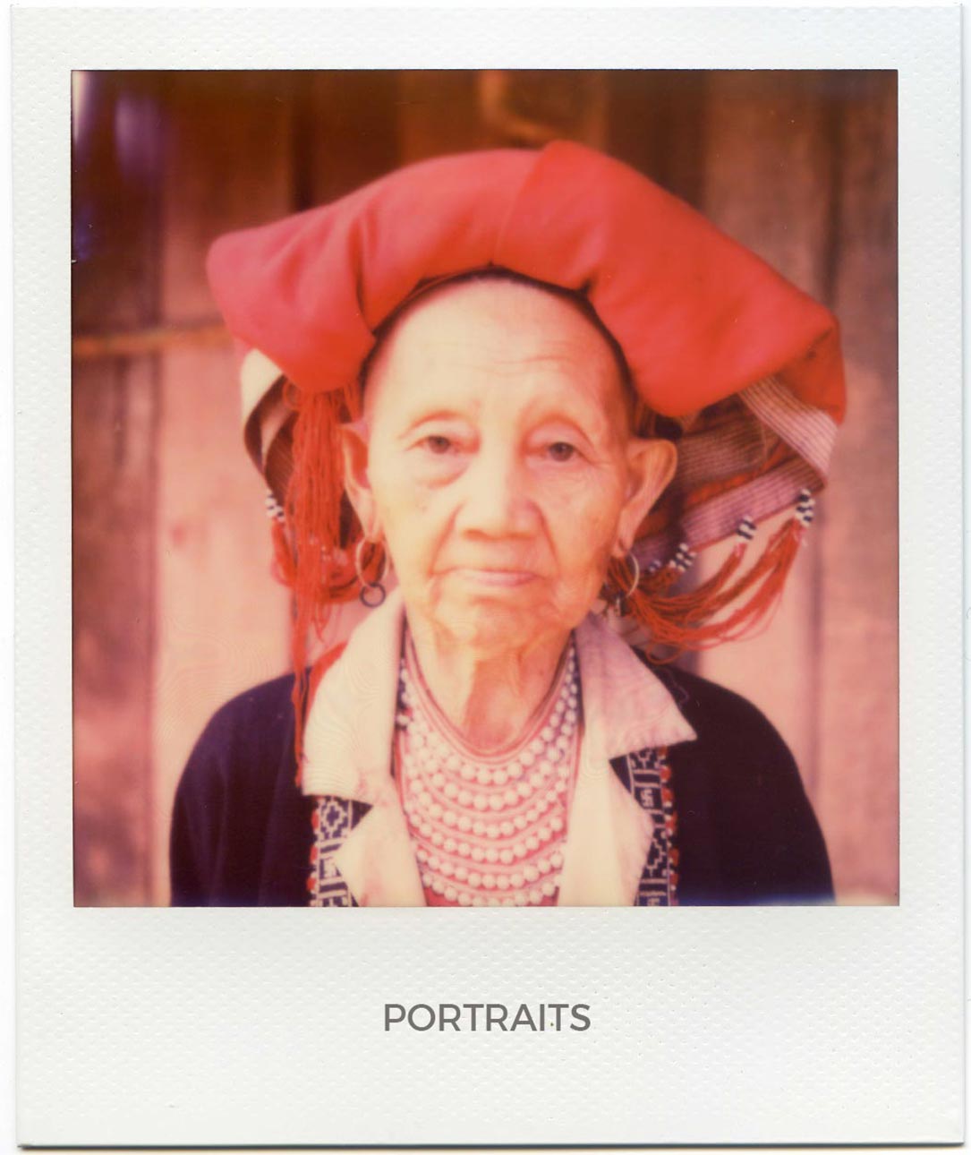 Florent Dudognon portraits polaroid