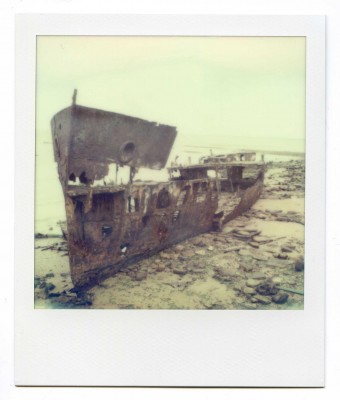 Gayundah wreck, Australia, Polaroid by Florent Dudognon