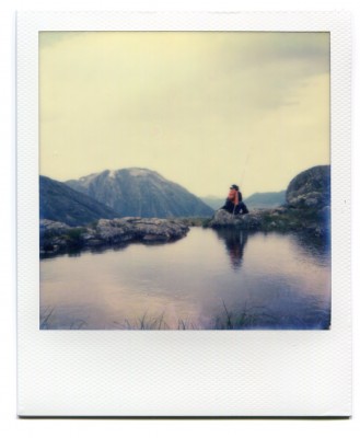 Litlefjellet, Norway. Polaroid by Florent Dudognon