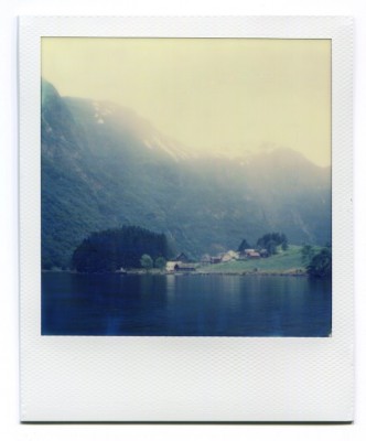 Naeroy, Aurland, Norway. Polaroid by Florent Dudognon
