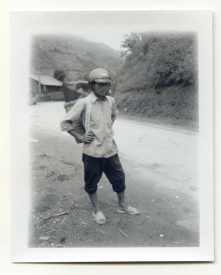 Apple delivery, Vietnam. Fuji Instant film by Florent Dudognon