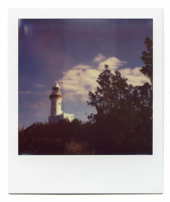 Byron bay lighthouse, Australia. Polaroid by Florent Dudognon