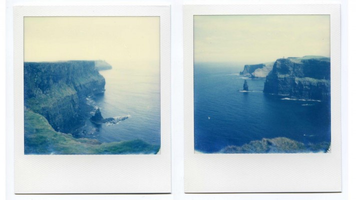 Cliffs of Moher, Ireland. Polaroids by Florent Dudognon