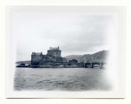 Eilean Donan Castle, Scotland. Fuji Instant film by Florent Dudognon