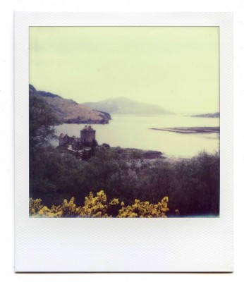 Eilean Donan Castle, Loch Duich, Scotland. Polaroid by Florent Dudognon