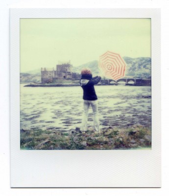 Fly away. Scotland. Polaroid by Florent Dudognon