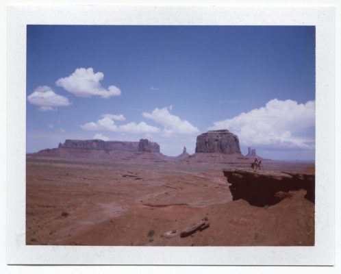 John Ford Point, Monument Valley, USA. Fuji Instant film by Florent Dudognon