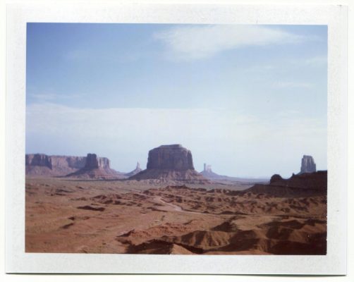 John Ford Point, Monument Valley, USA. Fuji Instant film by Florent Dudognon