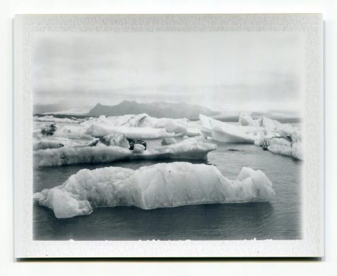 Jokulsarlon, Iceland. Fuji Instant film by Florent Dudognon