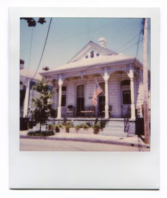 New Orleans house. Polaroid by Florent Dudognon