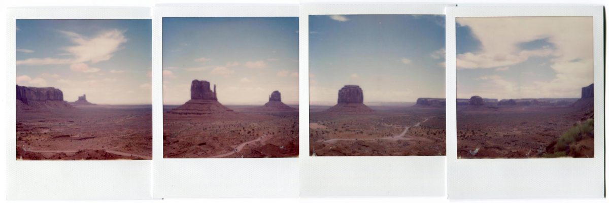 Monument Valley, USA. Polaroid by Florent Dudognon
