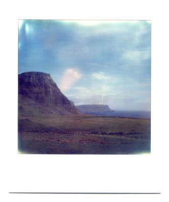 Neist point, isle of Skye, Scotland. Polaroid by Florent Dudognon