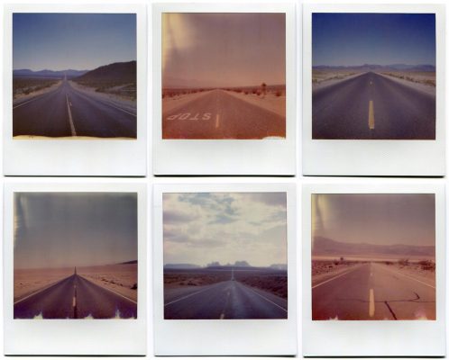 Roads, USA. Polaroids by Florent Dudognon