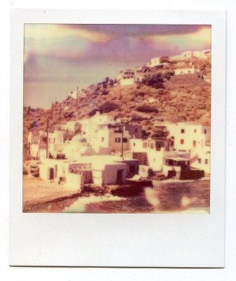 Seralia, Sifnos, Greece. Polaroid of Florent Dudognon