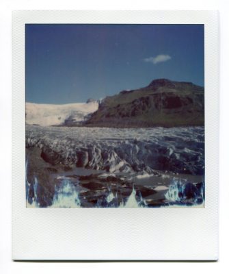 Svinafell, Iceland. Polaroid by Florent Dudognon