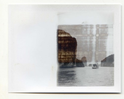 The Boat. Vietnam. Fuji Instant film by Florent Dudognon