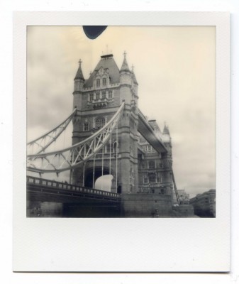 Tower Bridge, England. Polaroid by Florent Dudognon
