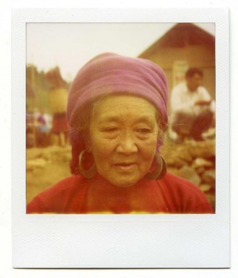 Vietnam portrait. Polaroid by Florent Dudognon