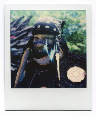 Vernon Martin, Trail Chief of the Uptown Warriors. Polaroid by Florent Dudognon