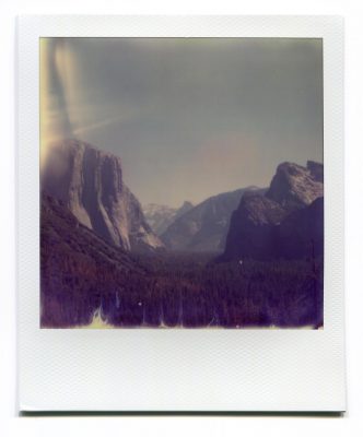 Yosemite, USA. Polaroid by Florent Dudognon