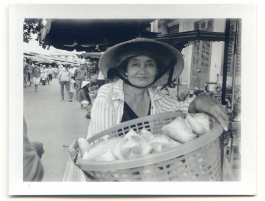 Baker, Vietnam. Fuji Instant film by Florent Dudognon