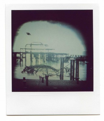 Destroyed. Brighton, England Polaroid by Florent Dudognon