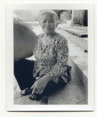 The Lady, Vietnam. Fuji Instant film by Florent Dudognon