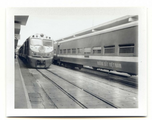 Saigon - Hanoi Train, Vietnam. Fuji Instant film by Florent Dudognon